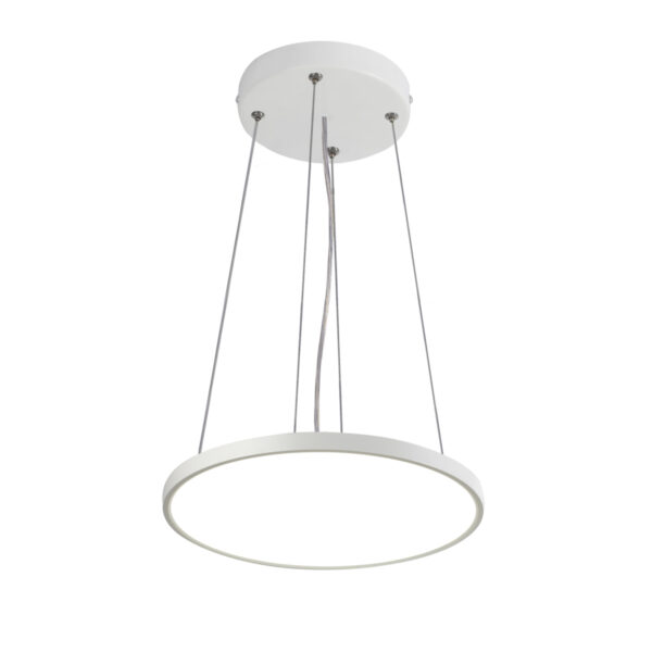 Pendant lamp Lux Alata 18w – modern pendant lamp in white and plastic