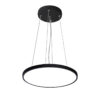 Pendant lamp Lux Alata 24w – modern pendant lamp in black and plastic