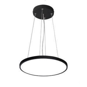 Pendant lamp Lux Alata 24w – modern pendant lamp in black and plastic