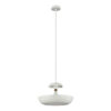 Pendant lamp Lux Marina – modern pendant lamp in white and steel