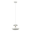 Pendant lamp Lux Marina – modern pendant lamp in white and steel
