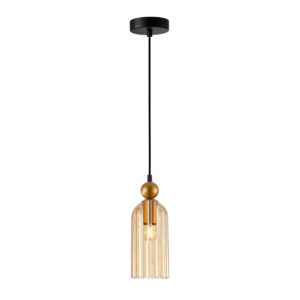 Pendant lamp Lux Narisa 40w – modern pendant lamp in amber