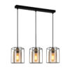 Pendant lamp Lux Kalula – modern pendant lamp in black and steel