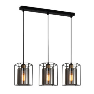 Pendant lamp Lux Kalula 40w – modern pendant lamp in black and steel