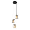 Pendant lamp Lux Kalula – modern pendant lamp in black and steel