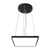 Pendant lamp Lux Bastia – modern pendant lamp in black and plastic