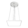 Pendant lamp Lux Bastia 18w – modern pendant lamp in white and plastic
