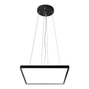 Pendant lamp Lux Bastia 24w – modern pendant lamp in black and plastic