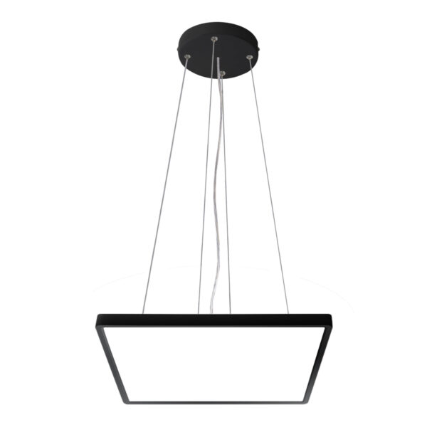 Pendant lamp Lux Bastia 24w – modern pendant lamp in black and plastic