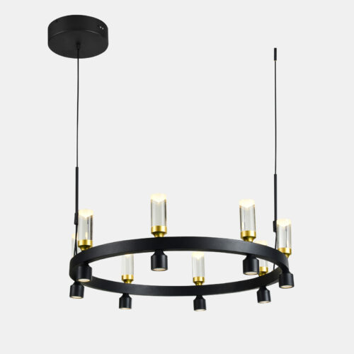 Pendant lamp Lux Almelo 38.8w – modern pendant lamp in black