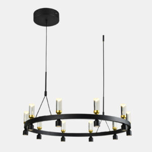 Pendant lamp Lux Almelo 49w – modern pendant lamp in black