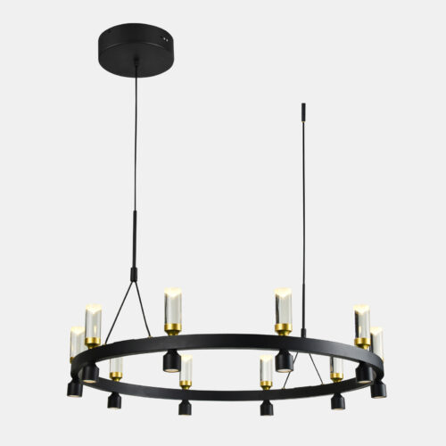 Pendant lamp Lux Almelo 49w – modern pendant lamp in black