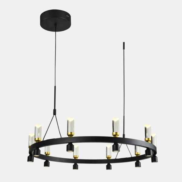 Pendant lamp Lux Almelo 49w – modern pendant lamp in black