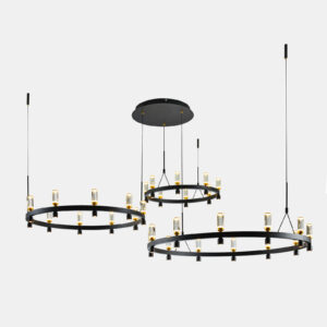 Pendant lamp Lux Almelo – modern pendant lamp in black