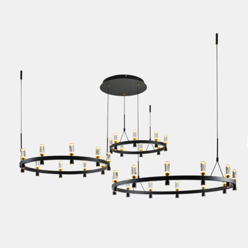 Pendant lamp Lux Almelo – modern pendant lamp in black
