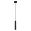 Pendant lamp Lux Rilok – modern pendant lamp in sandblasted black and steel