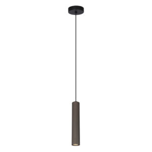 Pendant lamp Lux Rilok – modern pendant lamp in brown and steel