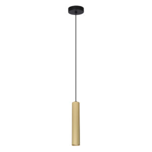 Pendant lamp Lux Rilok – modern pendant lamp in gold and steel