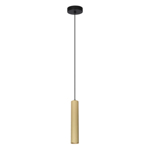 Pendant lamp Lux Rilok – modern pendant lamp in gold and steel
