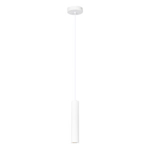Pendant lamp Lux Rilok 10w – modern pendant lamp in sandy white and steel