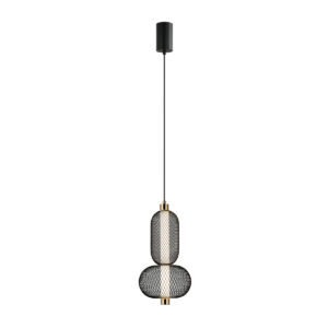Pendant lamp Lux Marco – modern pendant lamp in black and steel