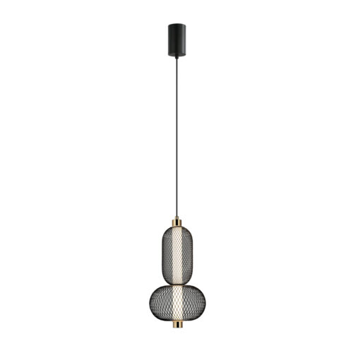 Pendant lamp Lux Marco – modern pendant lamp in black and steel
