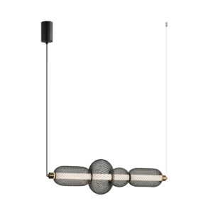 Pendant lamp Lux Marco 16w – modern pendant lamp in black and steel