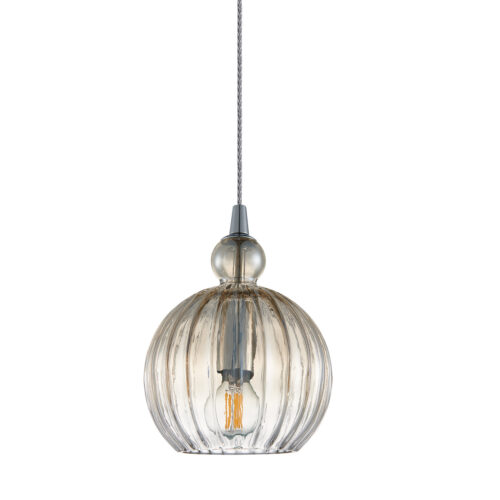 Pendant lamp Lux Biron – modern pendant lamp in chrome and metal alloy