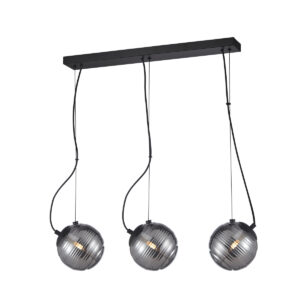 Pendant lamp Lux Perona – modern pendant lamp in matt black and metal alloy