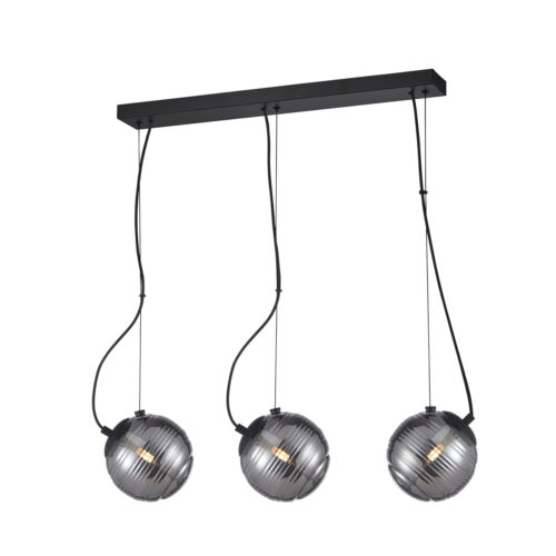 Pendant lamp Lux Perona – modern pendant lamp in matt black and metal alloy