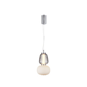 Pendant lamp Lux Eris – modern pendant lamp in chrome and metal alloy