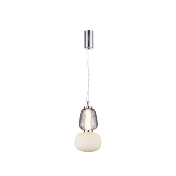 Pendant lamp Lux Eris – modern pendant lamp in chrome and metal alloy