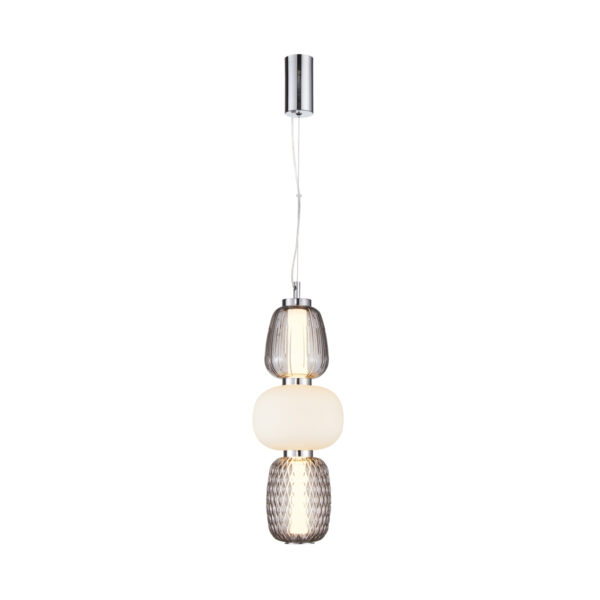 Pendant lamp Lux Eris – modern pendant lamp in chrome and metal alloy