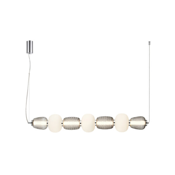 Pendant lamp Lux Eris – modern pendant lamp in chrome and metal alloy