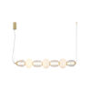 Pendant lamp Lux Eris 42w – modern pendant lamp in sandblasted gold with shine and metal alloy
