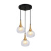 Pendant lamp Lux Konila 10w – modern pendant lamp in brass and steel