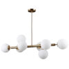 Pendant lamp Lux Raddi – modern pendant lamp in gold and steel