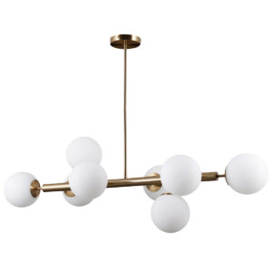 Pendant lamp Lux Raddi – modern pendant lamp in gold and steel