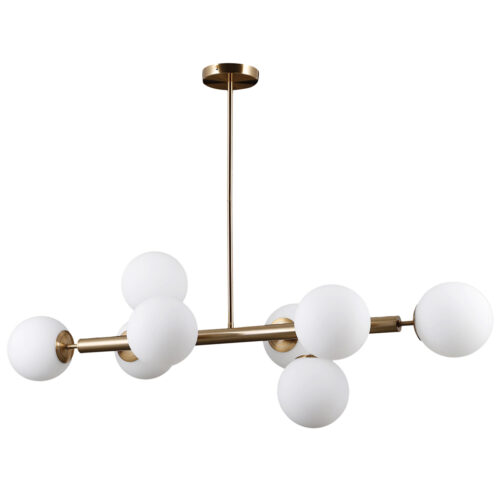 Pendant lamp Lux Raddi – modern pendant lamp in gold and steel