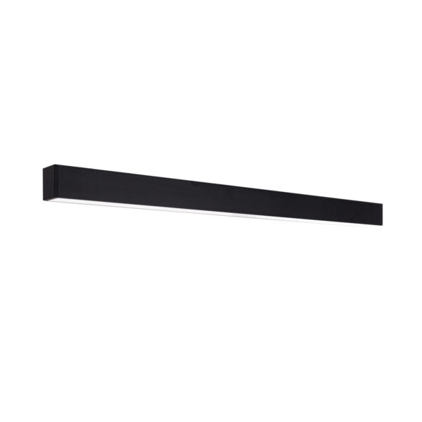 Linear surface light Lux Traversi RX Ceiling 086 Black – linear surface lights in matt black and aluminium