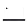 Linear pendant light Lux Traversi RX Suspended 114 Black