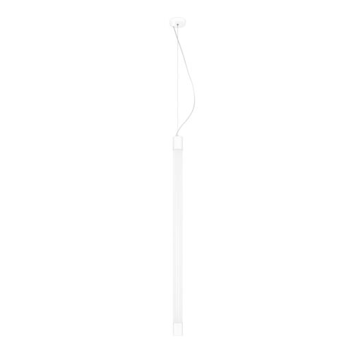 Linear pendant light Lux Sella VR Tube 200 White – linear pendant lights in matt white and aluminium