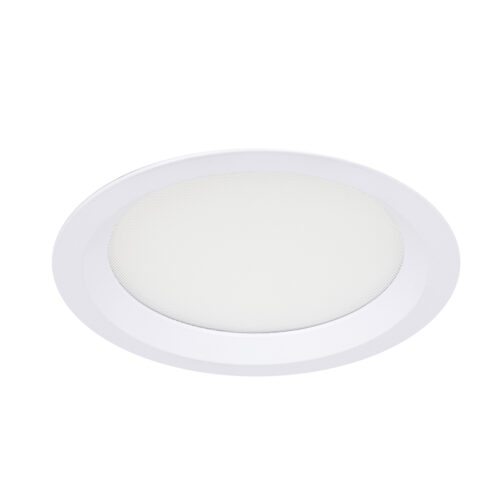 Recessed ceiling light Lux Modulus 23w – minimalist recessed ceiling light in matt white and aluminum