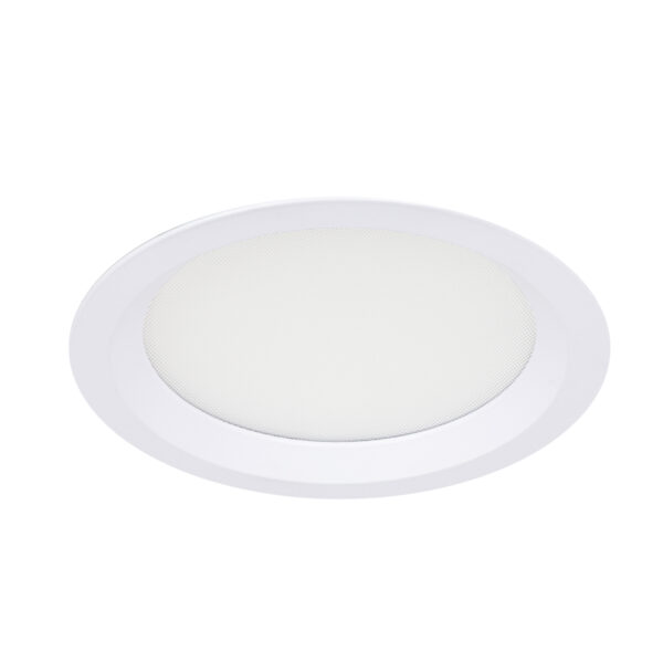 Recessed ceiling light Lux Modulus 23w – minimalist recessed ceiling light in matt white and aluminum