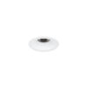 Recessed ceiling light Lux Avelina – minimalist recessed ceiling light in matt white and aluminum