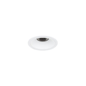 Recessed ceiling light Lux Avelina – minimalist recessed ceiling light in matt white and aluminum