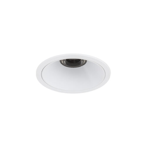 Recessed ceiling light Lux Avelina 20w – minimalist recessed ceiling light in matt white and aluminum