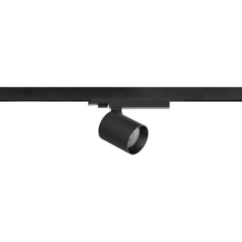 Track light projector Lux Sierra 3C M 20.6w – adjustable track lighting in black and aluminum