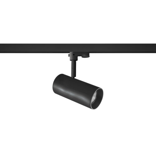 Track light projector Lux Kandez 3C M 15w – adjustable track lighting in black and aluminum