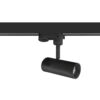 Track light projector Lux Kandez 3C S – adjustable track lighting in black and aluminum